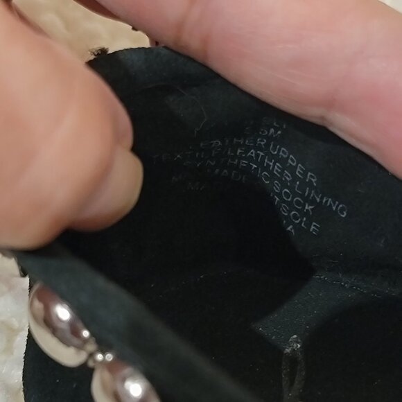 Brian Atwood Womens Black Flat Espadrille shoes - Picture 11 of 13